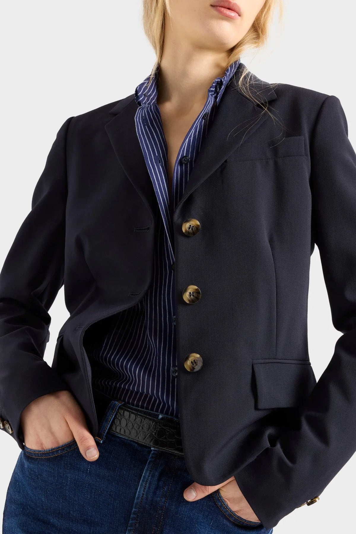 Navy Stripe